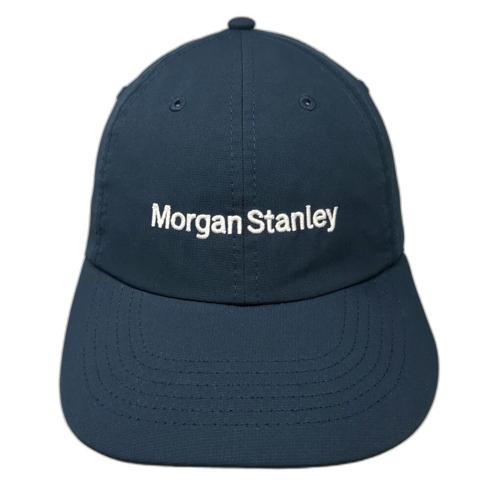 Imperial Baseball Cap Blue One Size Morgan Stanley Hat Performance Logo Gray